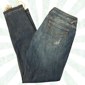 Vigoss Chelsea Skiny Jeans Women's Size 29 Dark Denim Zipper Fly